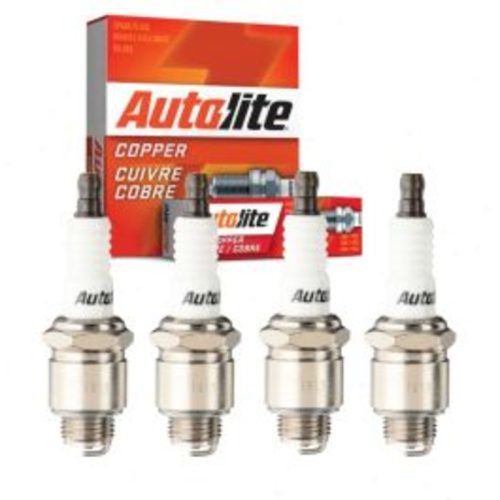 4 pc Autolite Copper Core Spark Plugs for 1959-1966 Jeep DJ3 2.2L L4