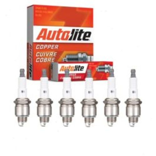 6 pc Autolite Copper Core Spark Plugs for 1967-1969 GMC C35 C3500 Pickup 5.0L V6