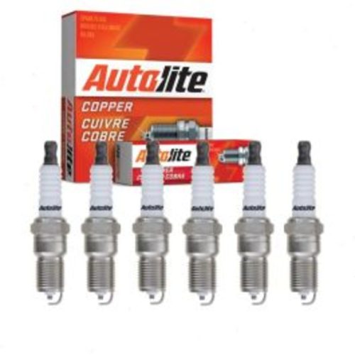 6 pc Autolite Copper Core Spark Plugs for 1998-2004 Ford Mustang 3.8L 3.9L V6