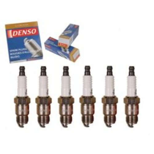6 pc DENSO Standard U-Groove Spark Plugs for 1980-1982 Checker Marathon 3.8L V6