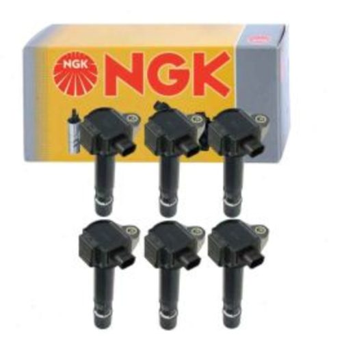6 pc NGK Ignition Coils for 2013-2015 Honda Crosstour 3.5L V6
