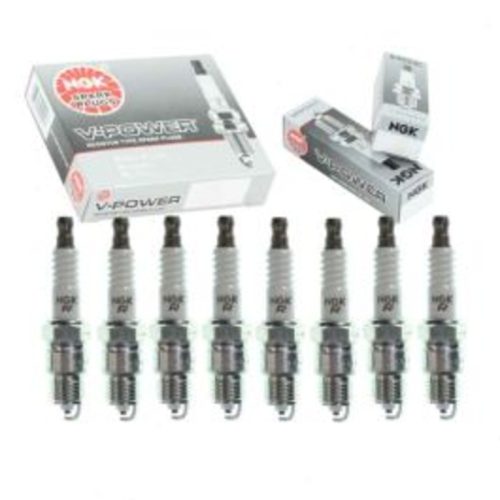 8 pc NGK V-Power Spark Plugs for 1988-1996 Ford F53 7.5L V8
