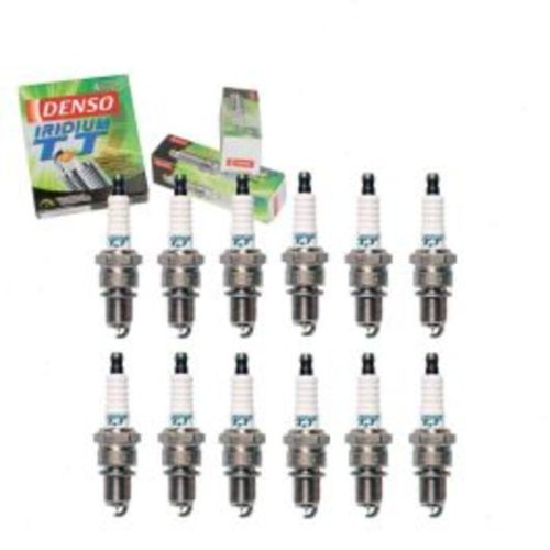 12 pc DENSO Iridium TT Spark Plugs for 1973-1979 Jaguar XJ12 5.3L V12