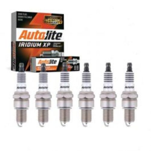 6 pc Autolite Iridium XP Spark Plug for 1988-1991 Subaru XT 2.7L H6