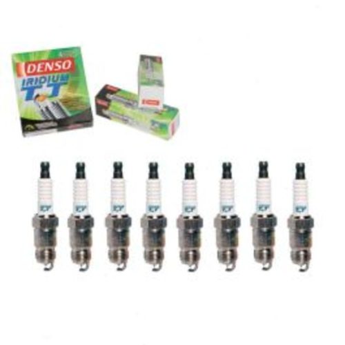 8 pc DENSO Iridium TT Spark Plugs for 1987-1991 GMC V1500 Suburban 5.7L V8