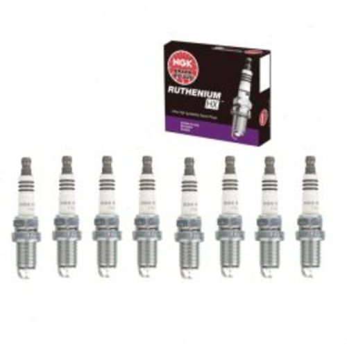 8 pc NGK Ruthenium HX Spark Plugs for 2010 Jaguar XF 4.2L V8