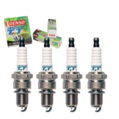 4 pc DENSO Iridium TT Spark Plugs for 1976-1989 Honda Accord 1.6L 1.8L 2.0L L4