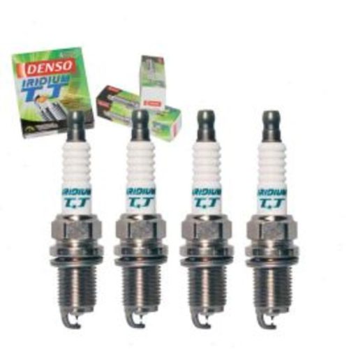 4 pc DENSO Iridium TT Spark Plugs for 1993-1995 Mitsubishi Expo 2.4L L4