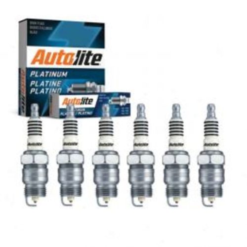 6 pc Autolite Platinum Spark Plug for 1964-1982 Ford Mustang 2.8L 3.3L 4.1L