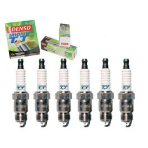 6 pc DENSO Iridium TT Spark Plugs for 1975-1978 GMC P35 4.8L L6