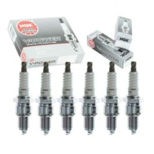 6 pc NGK V-Power Spark Plugs for 1963 GMC PB1000 Series 3.8L L6