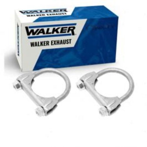 2 pc Walker Exhaust Clamps for 1982-1983 Chevrolet Citation 2.5L 2.8L L4 V6