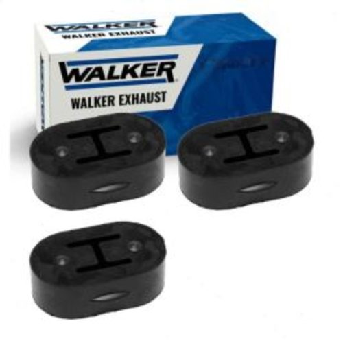 3 pc Walker Exhaust System Insulators for 1991-2003 Ford Escort 1.9L 2.0L L4