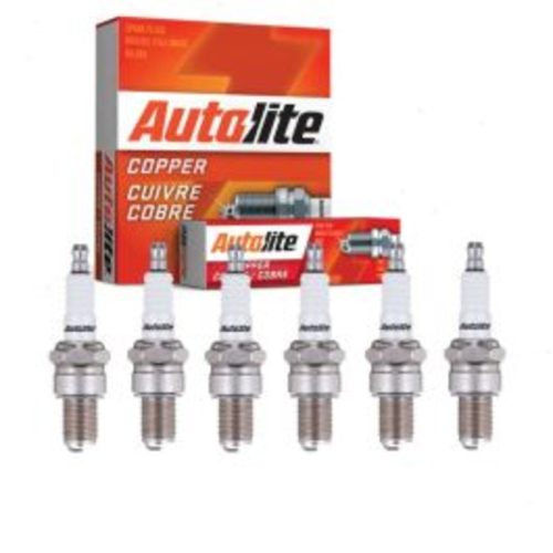 6 pc Autolite Copper Core Spark Plugs for 1954 Humber Imperial