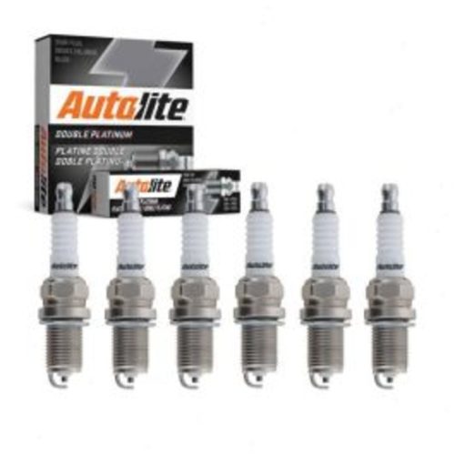 6 pc Autolite Double Platinum Spark Plug for 2014-2017 Audi SQ5 3.0L V6