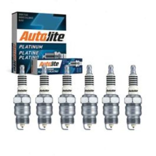 6 pc Autolite Platinum Spark Plug for 1955-1956 Ford Customline 3.6L L6
