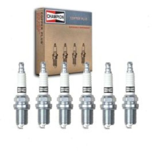 6 pc Champion Copper Plus 71S RC12YC Spark Plugs