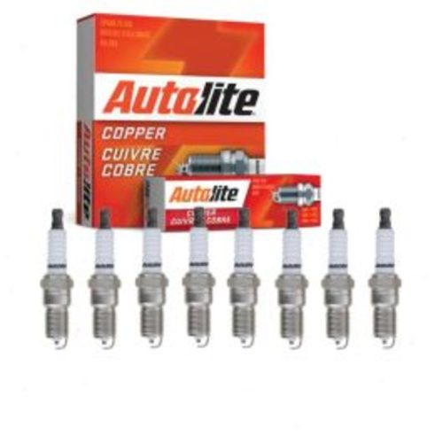 8 pc Autolite Copper Core Spark Plugs for 2004 Ford F-150 Heritage 5.4L V8
