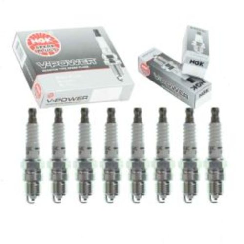 8 pc NGK V-Power Spark Plugs for 1987-1991 GMC V2500 Suburban 5.7L V8