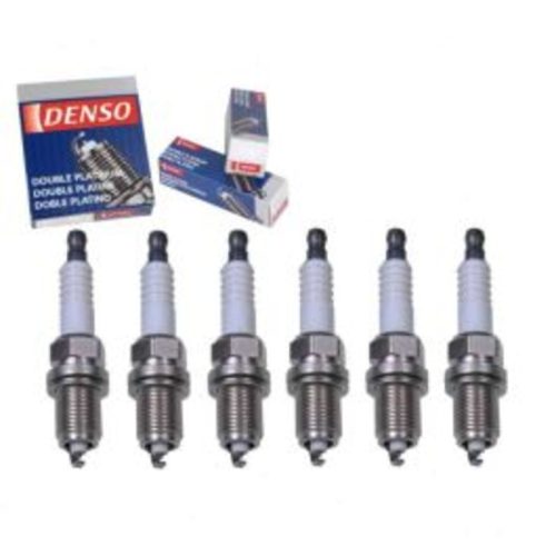 6 pc DENSO Double Platinum Spark Plugs for 2010 Audi S4 3.0L V6