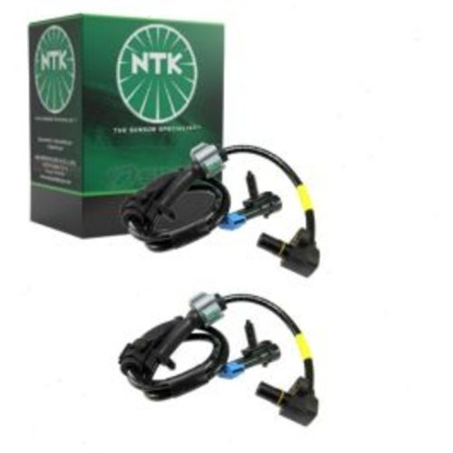 2 pc NTK Front ABS Wheel Speed Sensors for 1999-2004 GMC Sierra 2500