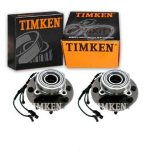 2 pc Timken Front Wheel Bearing Hub Assemblys for 2006-2008 Dodge Ram 1500 3.7L 4.7L 5.7L V6 V8