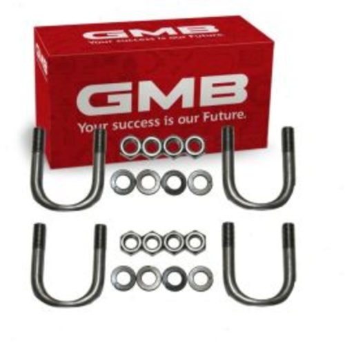 2 pc GMB Rear Shaft Front Center Universal Joint U-Bolt Kit for 2007-2008 Isuzu i-370