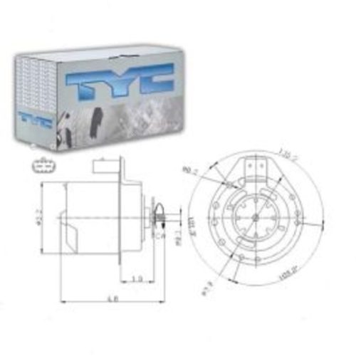 TYC Right Engine Cooling Fan Motor for 1993-1996 Cadillac Fleetwood