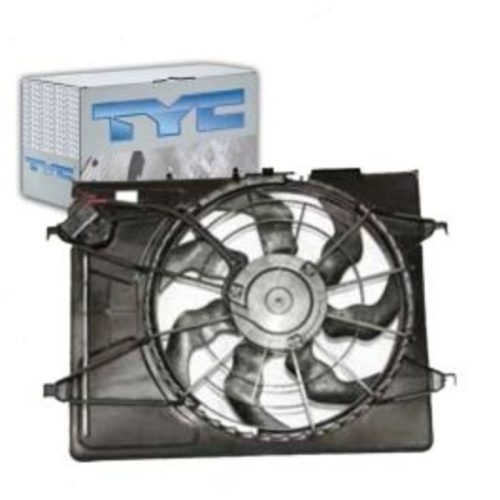 TYC 621710 Dual Radiator & Condenser Fan Assembly