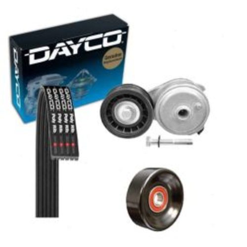 Dayco Main Drive Serpentine Belt Drive Component Kit for 1996-1999 Chevrolet C1500 4.3L 5.0L 5.7L V6 V8