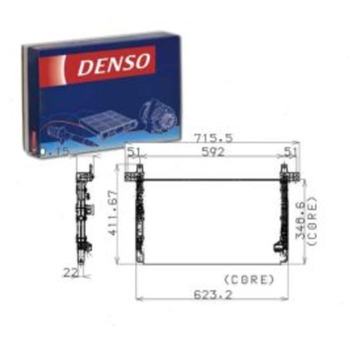 DENSO AC Condenser for 2001-2004 Toyota Tacoma 2.4L 2.7L 3.4L L4 V6
