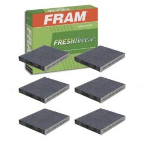 6 pc FRAM Fresh Breeze CF12157 Cabin Air Filters