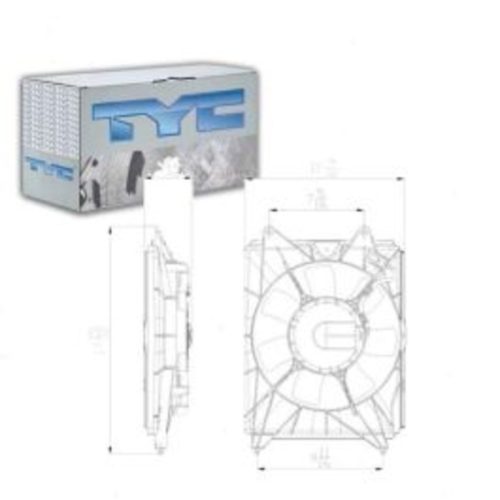 TYC 611350 AC Condenser Fan Assembly