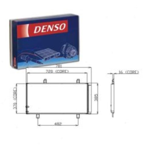 DENSO AC Condenser for 2006-2012 Toyota Avalon 3.5L V6