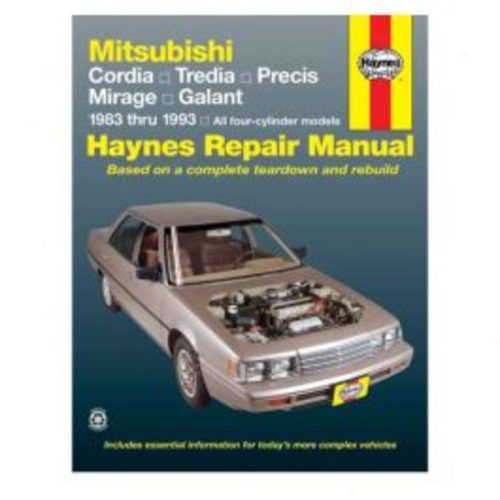 Haynes Repair Manual for 1983-1988 Mitsubishi Tredia