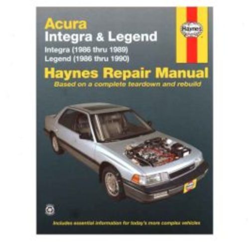 Haynes Repair Manual for 1986-1990 Acura Legend