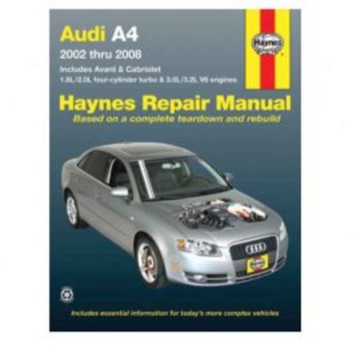 Haynes Repair Manual for 2002-2008 Audi A4