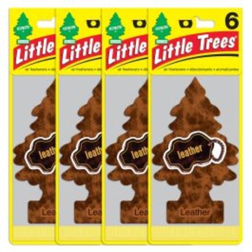 Little Trees Leather Air Freshener for Car and Home – 24 pack