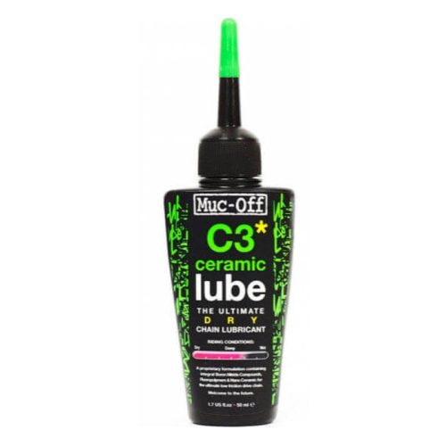 Muc-Off C3 Ceramic Dry Chain Lube 50ml Bottle – 50ml Bottle