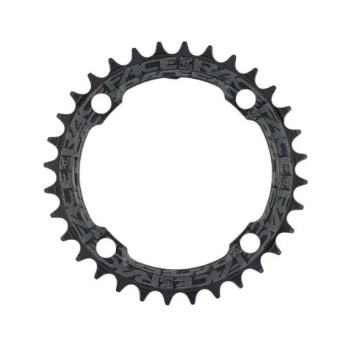 Race Face 104 BCD Narrow Wide Chainring – 104 BCD – Round – Black – Alloy – 9-12 Speed – 34T