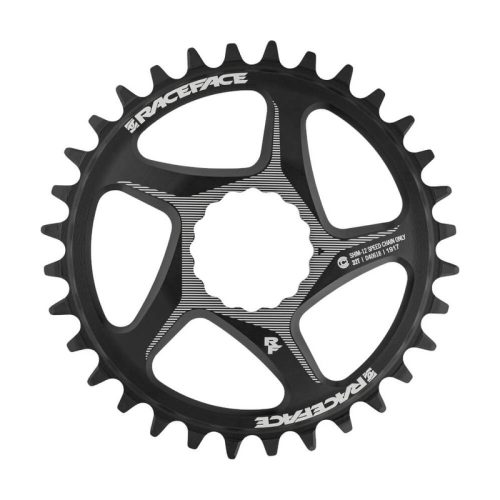 Race Face Cinch Direct Mount Narrow-Wide Chainring – Race Face – Easton Cinch Direct Mount – 6.5-0mm Flip – Round – Black – Alloy – 9-12 Speed – 34T