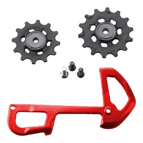 SRAM 12 Speed Eagle Jockey Wheels And Inner Cage – Red – Suit X01 Eagle