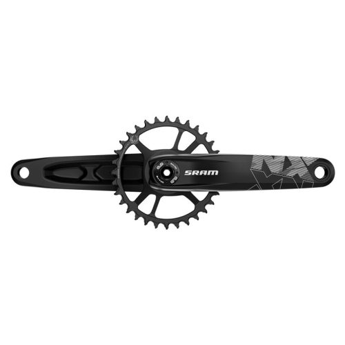 SRAM NX Eagle DUB Crankset – 28.99mm DUB – SRAM Direct Mount – X-Sync 2 Direct Mount – Steel – 6mm Non Boost – Black – 170mm – 68-73mm – 32T