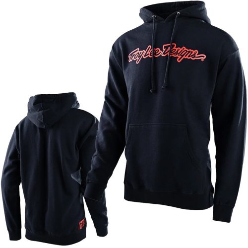 TLD Signature Pullover Hoodie – L – Navy