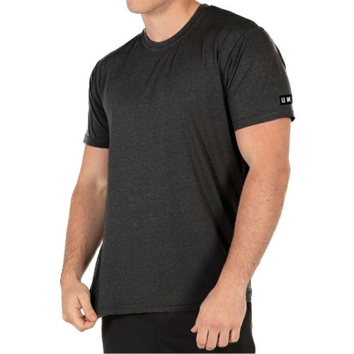 Unit Elite Flex Mens Short Sleeve Tech Tee – L – Char Heather